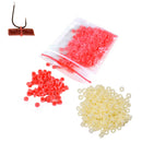2500x Rubber Bait Bands for 3mm to 10mm Bloodworm Baits Fishing Elastic Band %x