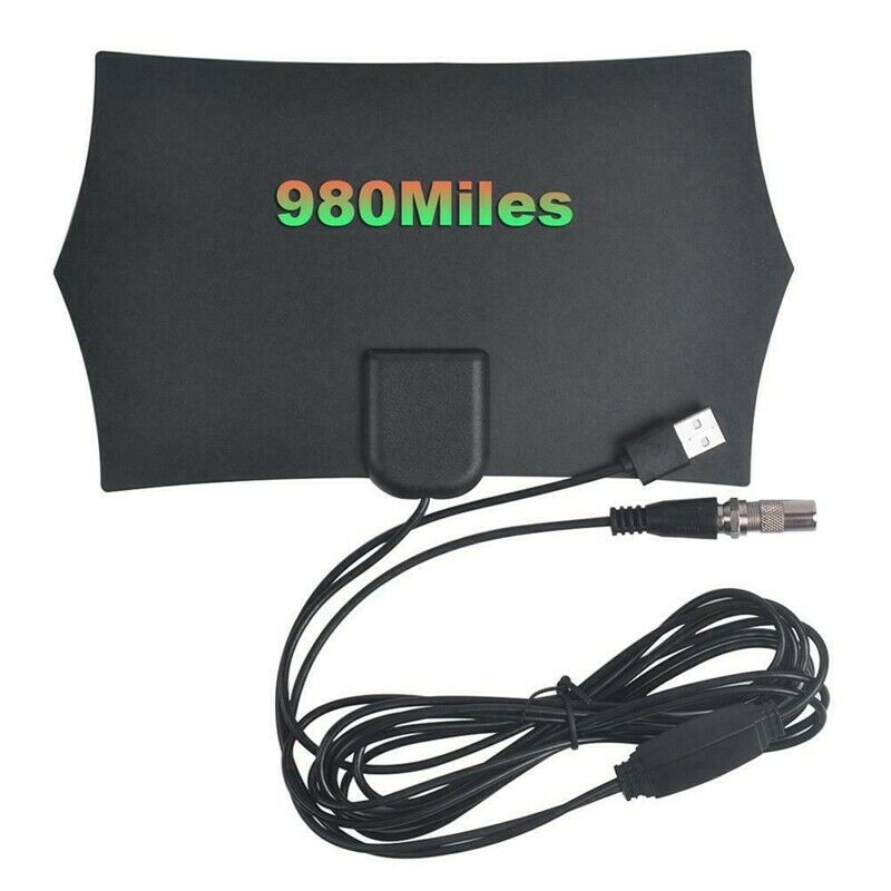 980 Miles 4K Digital HDTV Indoor TV Antenna with Amplifier Signal Booster T G5T9