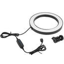 8 Inch Selfie Ring Light Dimmable with 3 Light Modes & 11 Brightness Level