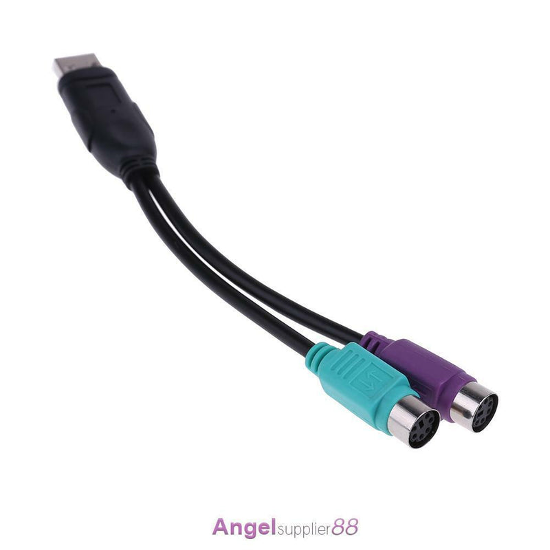 USB to PS2 Cable Male to Female PS/2 Adapter Converter Extension Cable