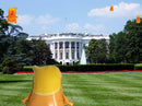 22" x 17" Baby Donald Trump Impeach Foil Balloon Funny Party Balloon 2020.