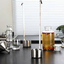 3x Stainless Long Handle Pouring Hanging Wine Dipper Sauce Ladle with Hook