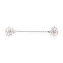 Retro Shawl Clips with Chain - Pack of 3 - Cardigan Shrug Sweater Clips Clasp,