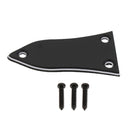 3ply Plastic Truss Rod Cover 2mm Thickness for Epiphone Electric Guitar, Black