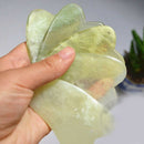 Natural Rose Quartz Face Jade Gua Sha Stone Beauty Massage Tools Facial Massager