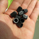 50Pcs Black Plastic Auto Car Truck Wheels Tire Valve Air Dust Cover Stem Cap New