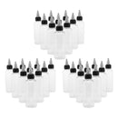 30Pcs 3.4oz Plastic Makeup Crafts Dispensing Bottles for Crafts Oil Glue