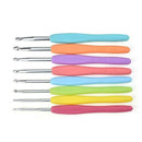 28pcs Metal Aluminum Crochet Hooks Yarn Wool Stitching Knitting Needles Set
