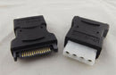 4 Pin Molex PC IDE Female to 15 Pin SATA Male Power Adapter Convertor Connect FT