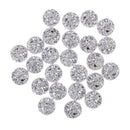 48Pcs Rhinestone Flatback Diamond Buttons for Wedding Hat Sewing Accessories