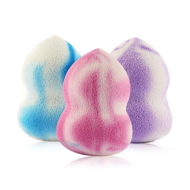 4pcs/Set Colorful Gourd-Shaped Makeup Sponge Powder Puff Beauty Tool A
