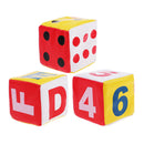 Sponge Dice Foam Dot Dice Children Playing Dice for Girls Boys Math Teaching 1-6