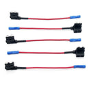 5x 10A Add Circuit Mini Blade Fuse Boxe Holder  ATO ATC  Tap