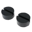 Universal Standard Adapter Black Rubber Jack Slotted Pads Slotted Frame Rail