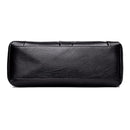 Women Girls Zipper PU Crossbody Messenger Bags Casual Pure Shoulder Handbag