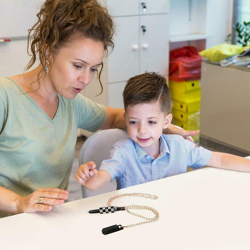 Pen to Necklace Chain Vanishing Pen Magic Tricks Disappear Stage Show Props A