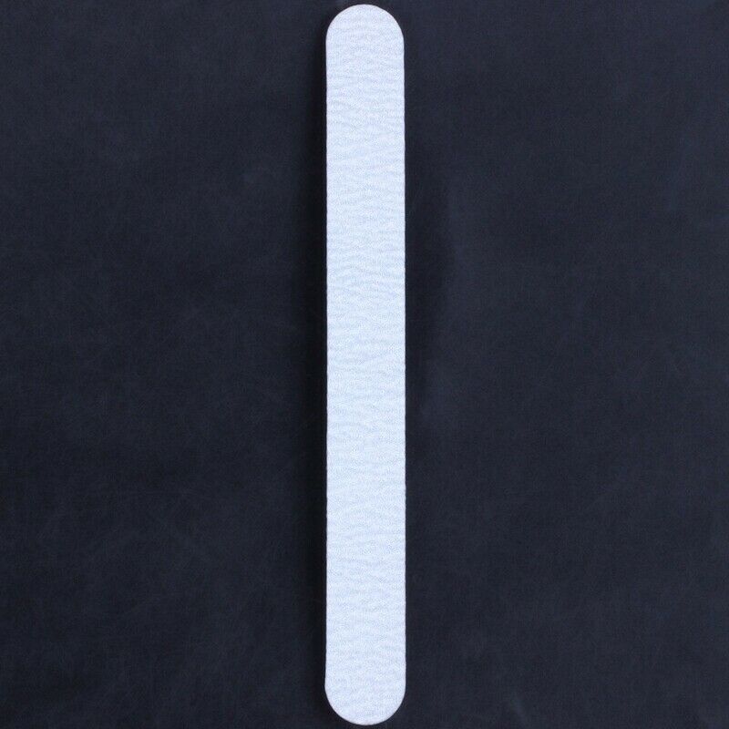 10 Nail Files Double Sided 180/100 Grit GREY Straight Emery Board Z7P9