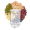 3pcs Wall Mounted Dry Nuts Grain Food Dispenser Food-grade Storage Jar 1500ml