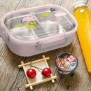 Stainless Steel Portable Lunch Bento Box Kitchen Leak-proof Food Container