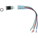 16mm Blue On Off LED 12V Latching Push Button Power Switch Waterproof