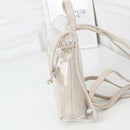 Women's 2 in 1 Clear Fashion Backpack Transparent Travel Beach Shoulder Han M6N2