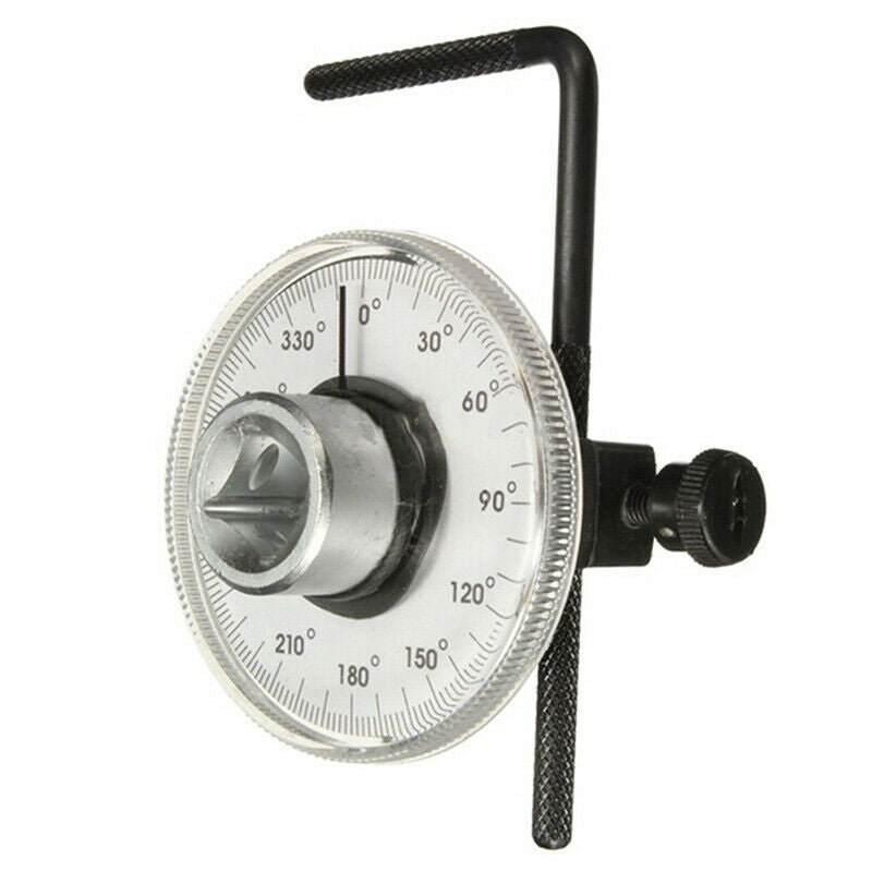 1/2'' Adjustable Drive Torque Angle Gauge Auto Garage Tool Set For Hand Wre BX