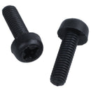 100 x Black M3*10mm plastic Phillips screw flat head