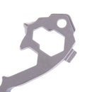 20 in 1 EDC outdoor survival kit wrench opener screwdriver keychain hanging geJR