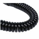 Lobster Clasp Black Spring Stretchy Coil Cord Strap Keychain Key Chain Rope B6X2