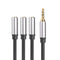 3.5mm Audio Splitter Cable 3.5mm TRS Plug Male to 3x 1/8 Jack Female 1ft #gib
