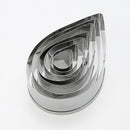 7pcs Stainless Steel Rose Petal Cake Cookie Cutter Mold Pastry Baking Mould