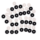 50 Pieces Felt Safety Strap Lock Gaskets Covers DIY for Acoustic/Electric Guitar