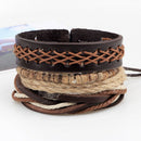 Unisex Fashion Vintga Brand Handmade Woven Wooden Beads Bracelet