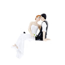 Romantic Bride and Groom Wedding Cake Topper Couple Hug Kiss Bridal Decor OZ