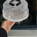 Microwave Oven Folding Hover Cover Microwave Plate Cover Anti-Splash Anti-splatt