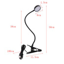 Flexible LED Clip-on Lamp, Full Touch Control, Stepless Dimming, USB Power Night