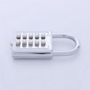 Anti-theft Button Combination Padlock Digit Push Password Lock Zinc Alloy S D9H6