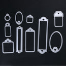 10 Pcs Labels Hollow Out Template DIY Cutting Dies Album Decor Paper A