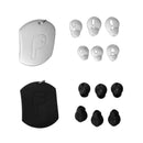 6 Pairs Earpods Cover Ear Hook For  Wireless Earphone, Black+White