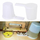 2 Set Beekeeping Honey Entrance Water Drinker Bowl Bee Feeder Bottle Hive Tool