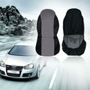 Universal Car Front Rear Seat Covers Cushion Pad for Crossovers SUV gray