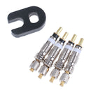 4Pcs Detachable valve core replacement for french air pump valve ME