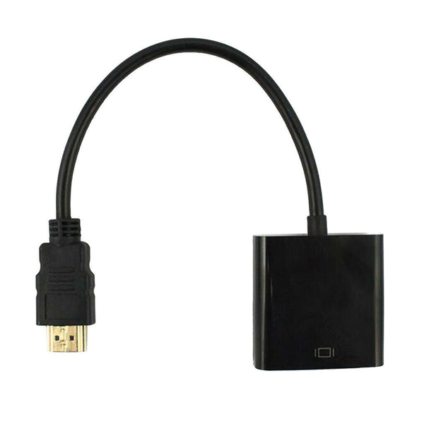 HDMI Male to VGA Female + Aux Audio Cable Adapter Video Digital Converter