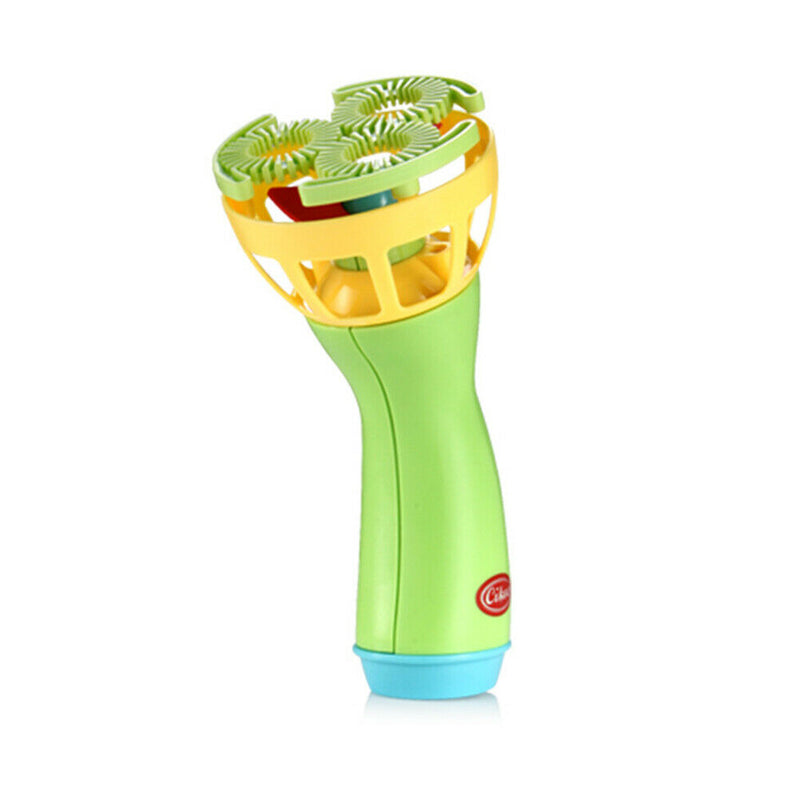 Automatic Gifts Handheld Portable Electric Bubble Machine For Kids ABS With Fan