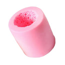 Chocolate Cake Candle Mold Cylinder Mould Silicone Fondant Baking Decor Tool