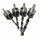 7Pcs 3MM ~ 10MM Countersink Drill Bit Set Carpentry Reamer Woodworking Tool