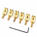 Rectangle Guitar Bridge Saddles for Fender Strat Stratocaster Tele Telecast U6A9