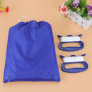 Dual Line Stunt Parafoil Parachute Rainbow Sports Beach Kite (Blue)