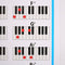Piano Chords Chart Key Music Graphic Exercise Poster Stave Piano Chord Prac