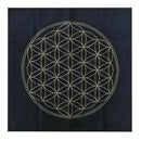 Altar Tarot Cloth, The Flower of Life Crystal Lattice Astrology Tarot Cards